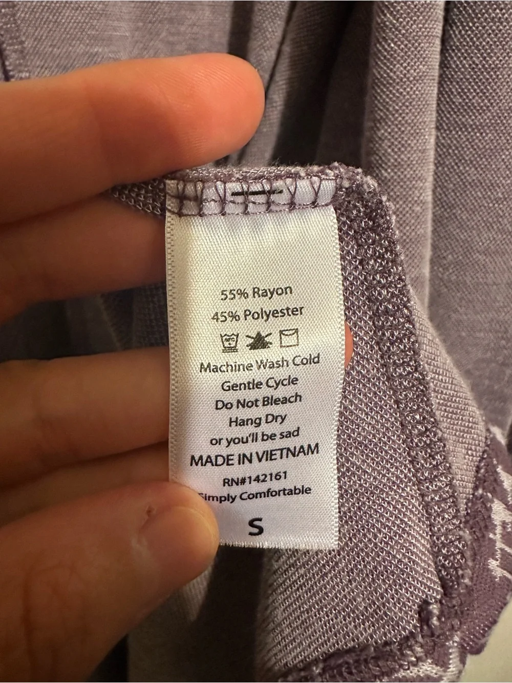 LuLaRoe Lavender Purple Open-Front Patterned Cardigan